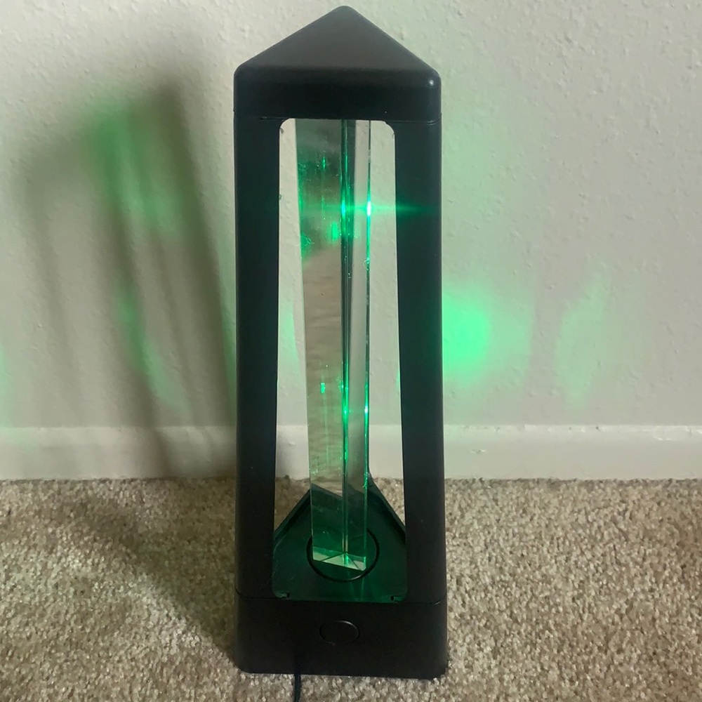 Spinning prism light